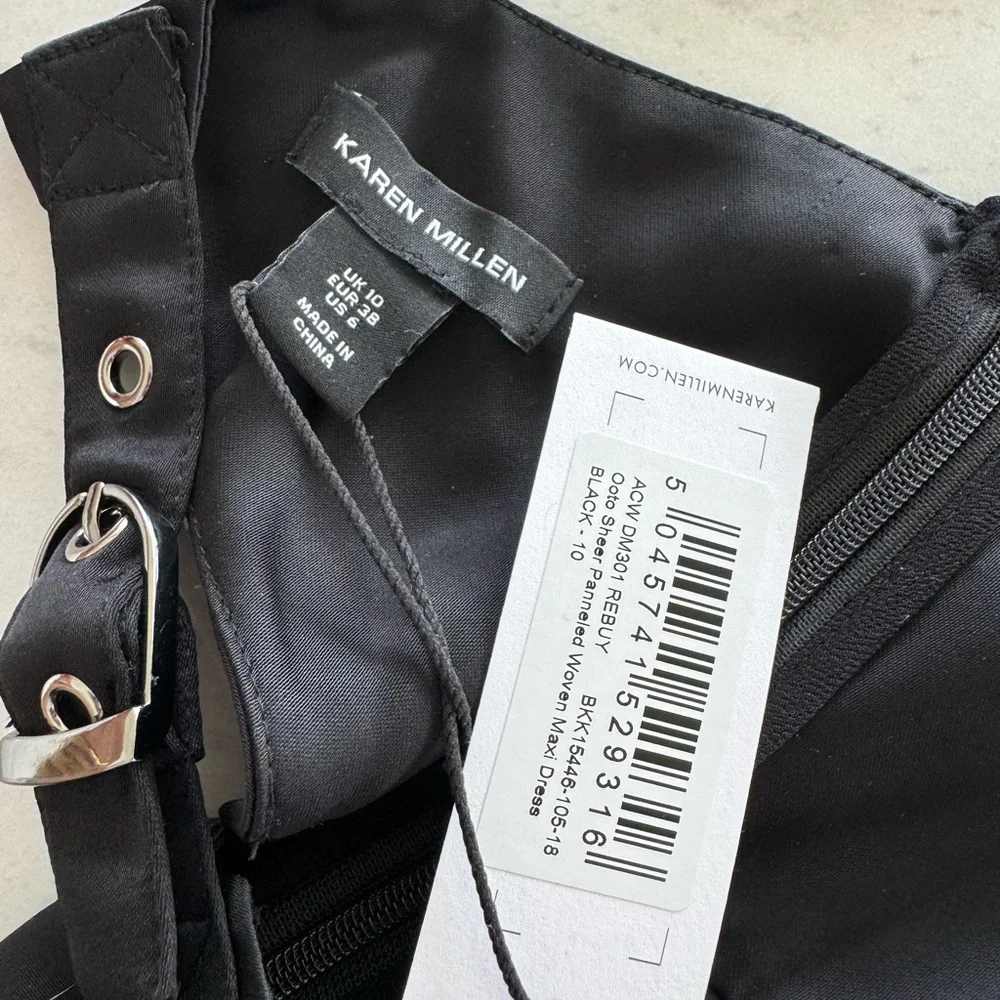Karen Millen Black Backless Dress - Picture 3 of 3
